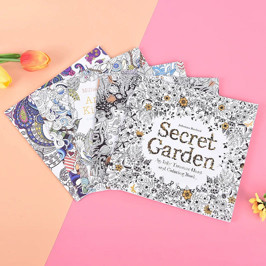 Secret Garden Coloring Books For Children and Adults